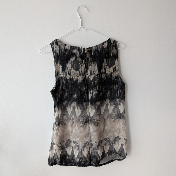 Vero Moda Sheer See-through Top Black and Light Pink S - Picture 5 of 6